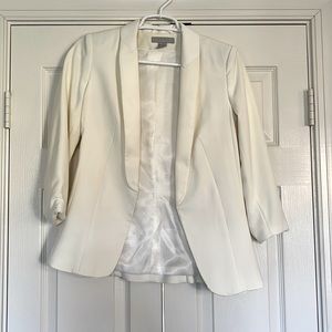 H&M Ivory Blazer Size 6